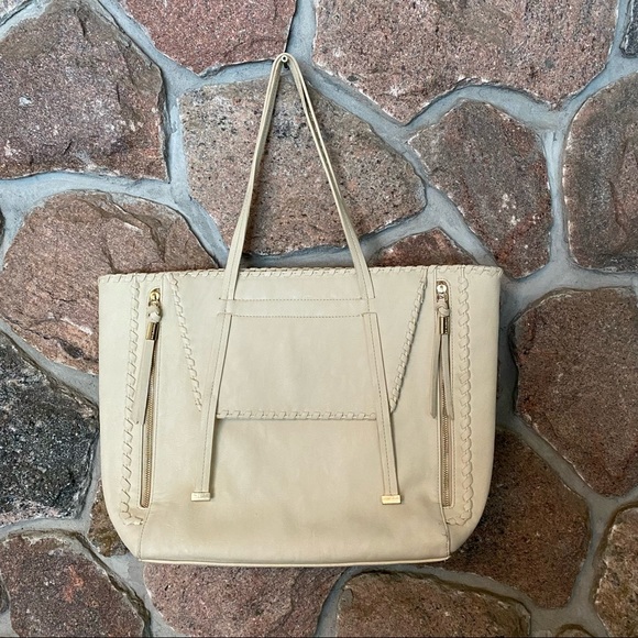 👜Big Buddha large cream faux leather shoulder bag. - Picture 1 of 9